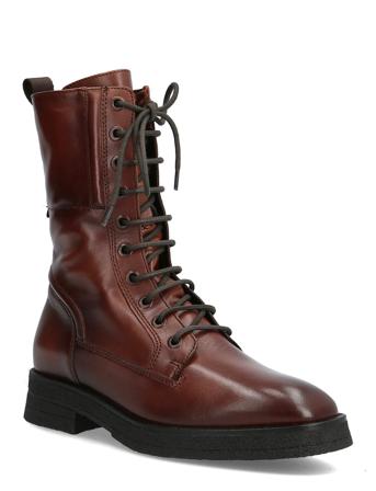 Lace Flatheel Bootie Brown Marc O'Polo