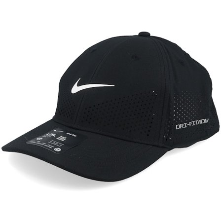 Nike - Černá adjustable Kšiltovka - Dri-fit Club ADV Black/White Adjustable @ Hatstore