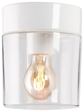 Ifö OPUS 140/170 Takarmatur vit, E27 Klar vit, Belysning