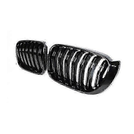 Kompatibel med BMW F25 F26 X3 X4 2014-2018 Glans Svart M Färg Främre Njure Grill Ersättningsdel
