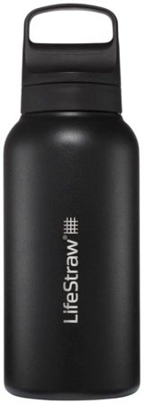 Lifestraw Go 2.0 Stainless Steel 1L Black - Lifestraw