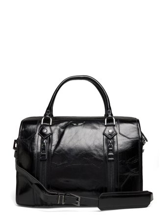 Zadig & Voltaire Sunny Medium #2 Vintage Patent - Black - ONE SIZE