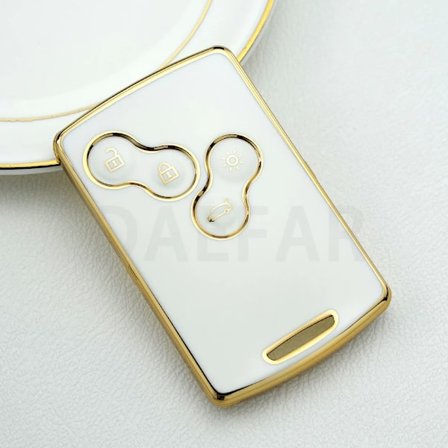 Til Renault Megane 2 3 Clio Scenic Duster Kaptur Captur Logan Laguna Zoe Koleos Danilo Nema Fluence TPU Bil Nøgle Etui Cover Shell