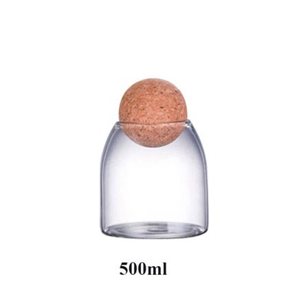 Te Kaffe Sockerbehållare Mat Förvaringsburk 500ML 500ML