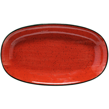 Tallrik Bonna Aura Passion Röd