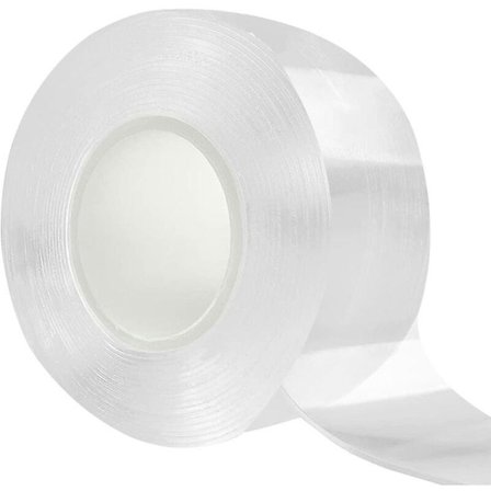 Kraftig dobbeltsidig tape, flyttbar veggtape klar festetape