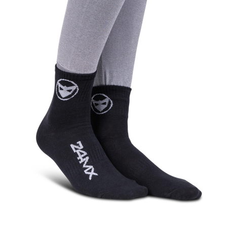 Calcetines 24MX Essential Negros Pack-10