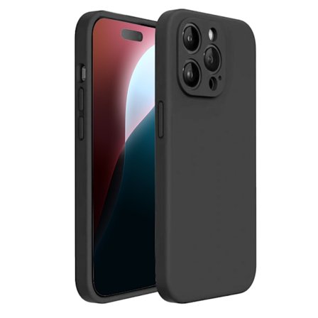 iPhone 16 Pro Matt Svart Skal - Med Kameraskydd