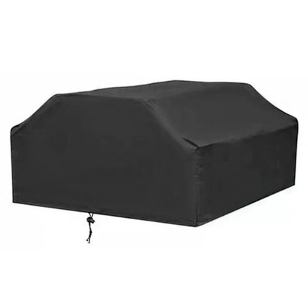 [CA] Vanntett piknikbordtrekk klassisk svart vindtett støvtett anti-UV-trekk for fester piknik og camping 160*150*80cm