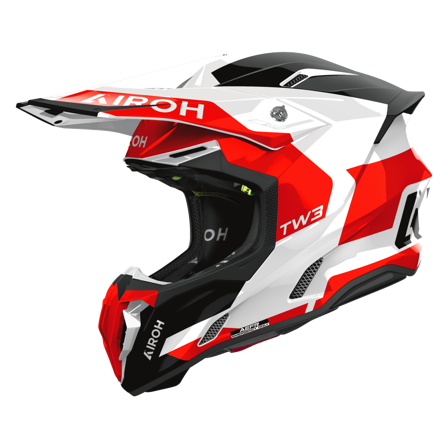 Cască Motocross Airoh Twist 3 Fancy (2026) Roșu lucios XL