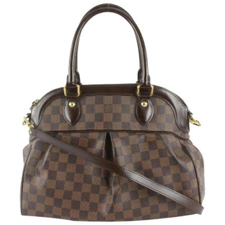 Louis Vuitton Vintage, Pre-owned Canvas louis-vuitton-bags Bruin, Dames, Maat:ONE Size