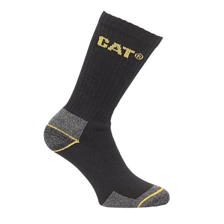 Caterpillar Crew Work Sock - 3-pack / Herrstrumpor 6-11 Svart
