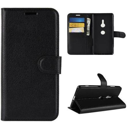 Plånboksfodral Sony Xperia Xz3 - Svart Black