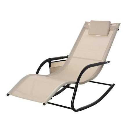 Rootz gyngestol - Solseng - Haveseng - Strandseng - Beige - 150 x 62 x 88 cm