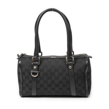 Gucci Vintage, Pre-owned Shoulder Bags Zwart, Dames, Maat:ONE Size,Canvas