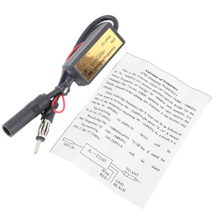 Japanilainen auton FM-radiotaajuusalueen laajennusantenni