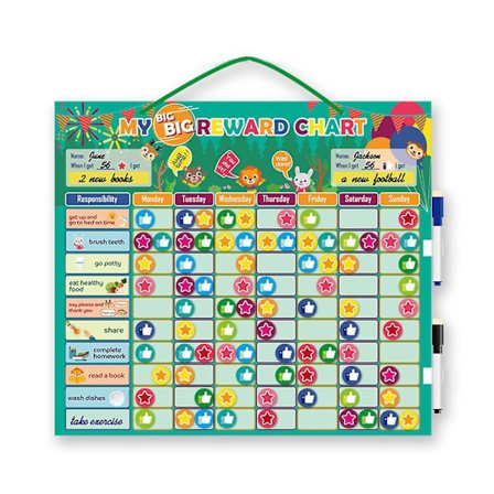 Magnetisk Stjernebelønningskalender med Rebpenneklips