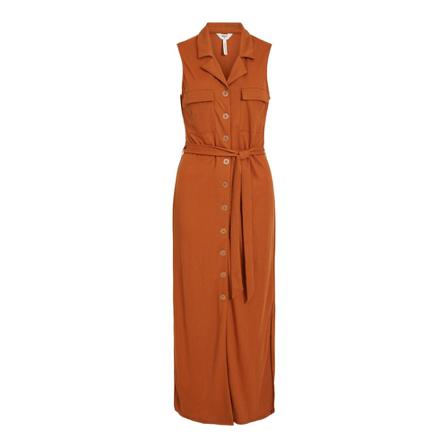 Object, Objcorine S/L Dress Bruin, Dames, Maat:M