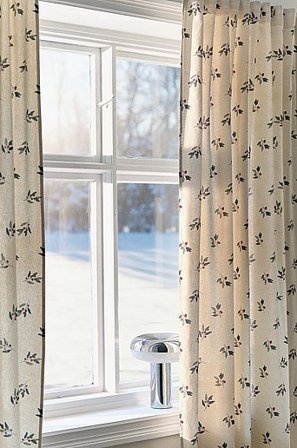 Jotex - Vorhang 2er-pack Beige/grün/rot - JULKVIST - Kaufe Multifunktionsgardinen bei Jotex