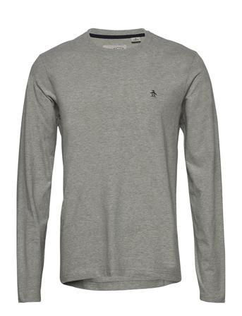 Small Logo Long Sleeved T-Shirt T-shirts Long-sleeved Grå Original Penguin