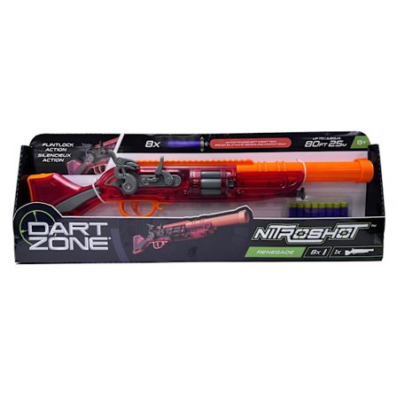 Vaahtomuovista valmistettu tikkaheitin, pyörivä lipas, 8 tikkaa