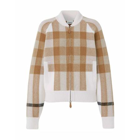 Burberry, Bomber frame hunter Beige, Dames, Maat:M