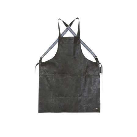 Dutchdeluxes Förkläde Med Hängslen 65 X 77 Cm Förkläden Unisex Grå ONESIZE