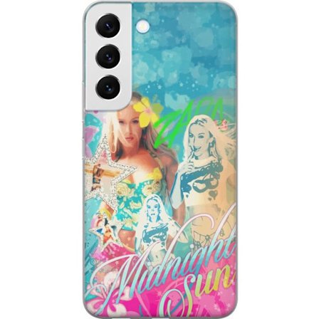 Yhteensopiva Puhelinkuori Samsung Galaxy S22 5G Seikkailumaailma Steve, Creeper ja eläimillä värikkäässä palikkagrafiikassa