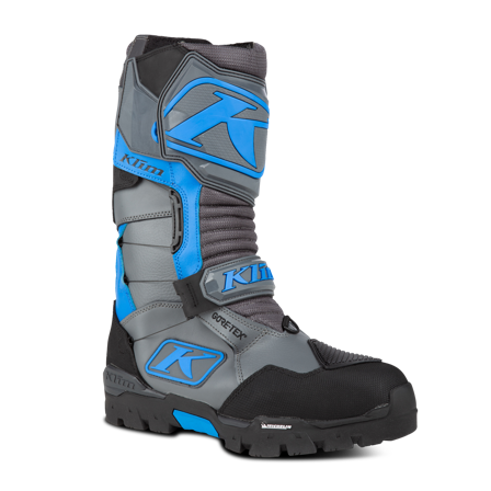 Sneeuwscooterlaarzen Klim Havoc GTX BOA Castlerock/Elektrisch Blauw/Limonade 42,5
