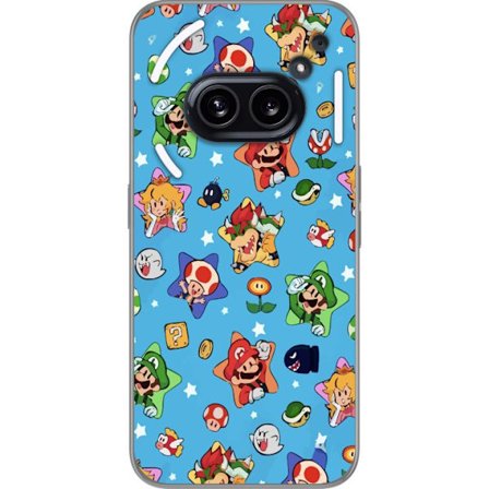 Kompatibelt Mobilskal till Nothing Nothing Phone (2a) Nintendo Mario Mönster Switch Spel