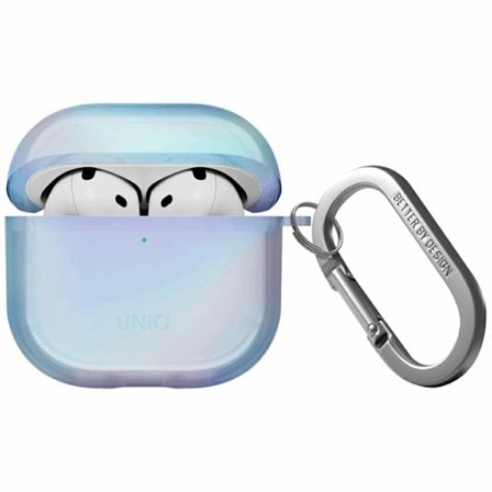 UNIQ AirPods 4 Skal Iridescia Hang - Blå