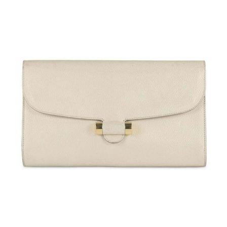 Yves Saint Laurent Vintage, Pre-owned Clutches Wit, Dames, Maat:ONE Size