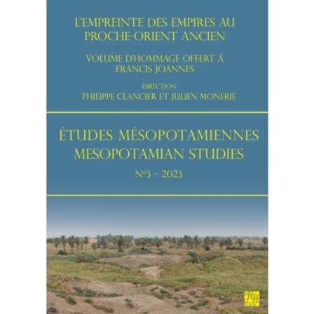 Etudes Mesopotamiennes - Mesopotamian Studies N3 - 2023 (häftad, fre)