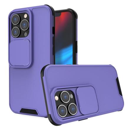 Iphone 13 Pro Max - Camshield Hybrid Skal - Lila