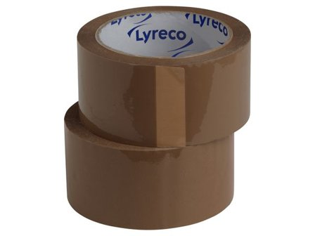 LYRECO Packtejp PP 50mmx100m NoNoise 6/fp - Lyreco - Emballage och lagerutrustning - Packtejper - Packtejp PP