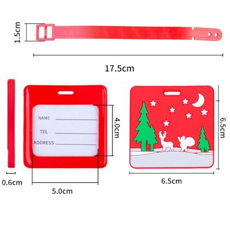 Matkatavarasäilytys Lentokoneen tarkastuskortti PUNAINEN