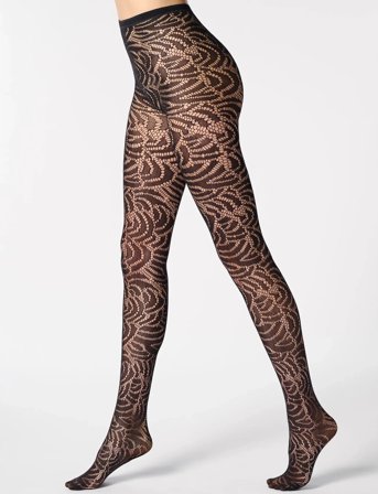 Oroblu Oroblu Art Net Tights - Black - S/M