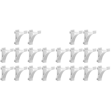 20-pack Fryshyllsklipp Kylskåpsstödshåkar Kylskåpshyllfästen - WELLNGS