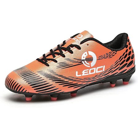 Herr damfotbollsskor för fast mark Utomhus/inomhus Pojkar Flickor Professionell Futsal Fotboll Träning Sneakers-rosa