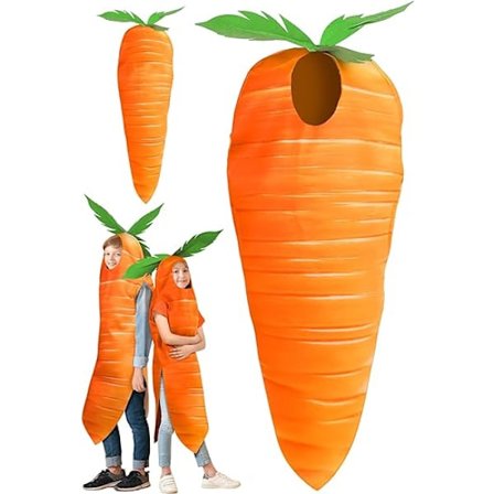 Påske Børn Gulerod Kostume Orange Halloween Gulerod Cosplay Kostume