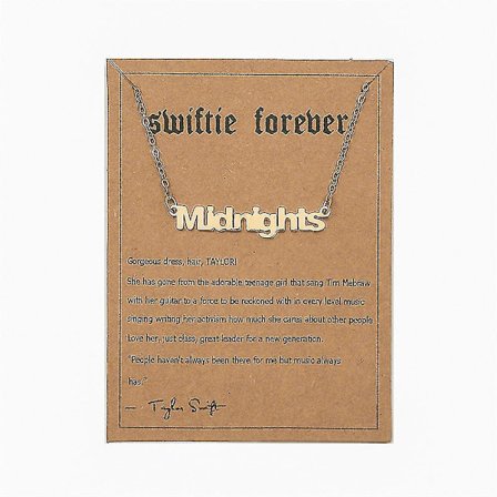 Taylor Swift Inspireret Brev Halskæde Vedhæng Til Kvinder Swiftie Smykker Musikelsker Fan Fødselsdagsgaver