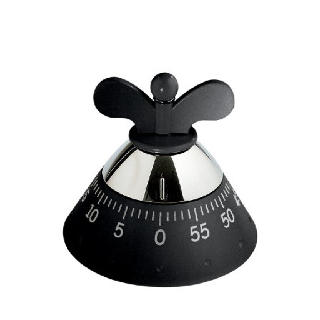 Alessi Timer Köksredskap Svart ONESIZE