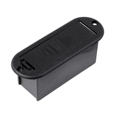 9V Batteriboksholder for Aktiv Gitar Bass Pickup Musikalsk Tilbehør
