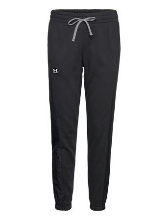 Rival+ Fleece Pant Joggebukser Pysjbukser Svart Under Armour