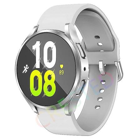 Etui + stropp for Samsung Galaxy Watch 5/4 44mm 40mm 5 Pro 45mm Smartklokke Silikon Sport Armbånd Watch4 Classic 46mm 42mm Rem