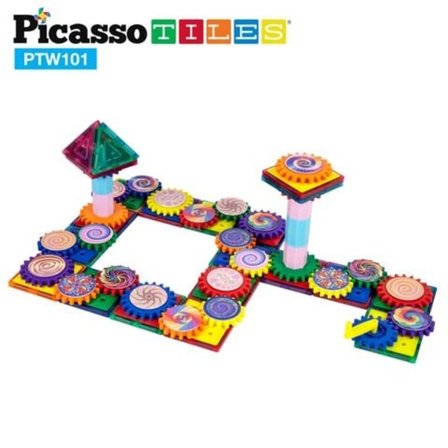 Picasso-Tiles Gears 101 kpl