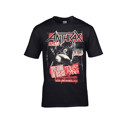 Anthrax Spreading the Disase T-Shirt