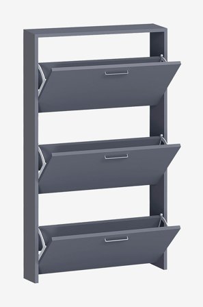 VCM - Vcm Skoskap Sulos M - Grå - Skoskap - Fra Homeroom