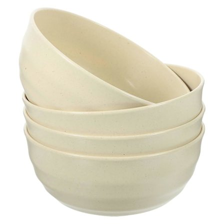 4 kpl vehnäolki kulhoja salaattikulhoja murokulhoja monitoimisia keittokulhoja kevyitä kulhoja