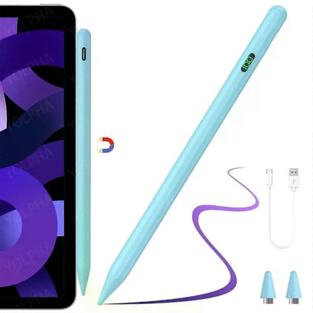con Universal Stylus -kynä LED-digitaalisella tehonäytöllä iPad Samsung Lenovo Xiaomi -tableteille Pen S8 S7+S7FE S6lite A7 A8 P12 Y700